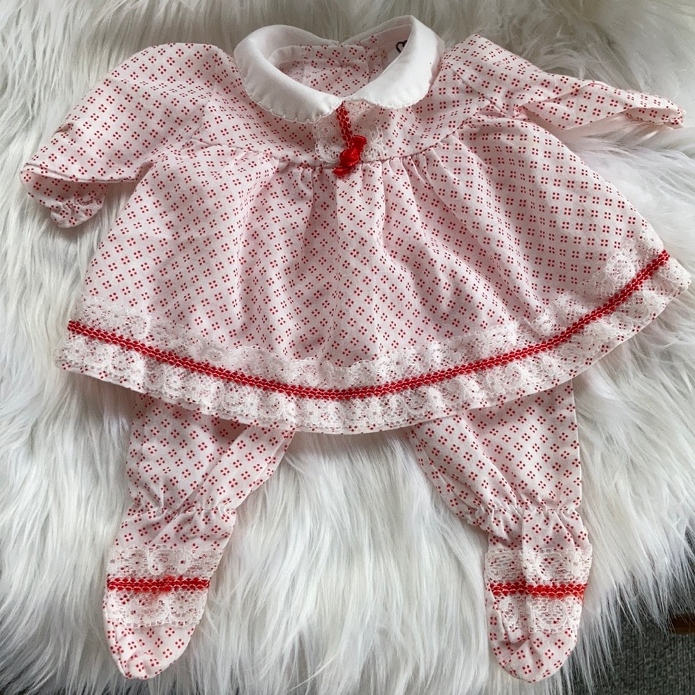 Vintage Infant Girl Outfit